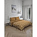 Bold & Bright Florian Pure Cotton 146 Tc King Size Double Bedsheet Set With Comforter (Beige)