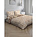 Florian Cotton Fine Peach Colored Floral Print King Cordinated Bedding set with Bedsheet, Pillow Cover & Comforter