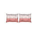 Erica Colorful Pure Cotton 112 Tc Double Bedsheet Set (Peach & White)