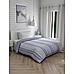 Melange Cotton Value Blue  Colored Stripes Print Single Comforter