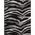 Untamed-2 270 TC 100% cotton Super Fine Black/White Colored Animal Print King Bed Sheet Set