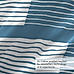 Geo Tangle 212 TC 100% cotton Super Fine Blue Colored Geometric Print Double Bed Sheet Set