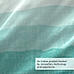 Geo Tangle 212 TC 100% cotton Super Fine Sea Blue Colored Ombre Dyed Print Double Bed Sheet Set