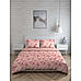 Jade  Super Fine Pink Colored Floral Print Double Cordinated Bedding set with Bedsheet, Pillow Cover & Comforter