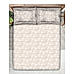 Cottage Garden 300 TC 100% cotton Ultra Fine Brown Colored Abstract Print King Bed Sheet Set