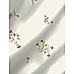 Cottage Garden 300 TC 100% cotton Ultra Fine White Colored Floral Print King Bed Sheet Set