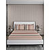Signature Sateen 300 TC 100% cotton Ultra Fine Brown Colored Stripes Print King Bed Sheet Set
