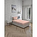 Iris Gaze-1 100% cotton Fine Coral Colored Stripes Print Single Bed Sheet Set