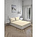 Iris Gaze-1 100% cotton Fine White/Yellow Colored Ethnic Print King Bed Sheet Set
