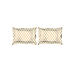 Iris Gaze-1 100% cotton Fine White/Yellow Colored Ethnic Print King Bed Sheet Set