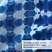 Hamsa Healing 100% Cotton Fine Dark Blue Colored Abstract Print King Bed Sheet Set