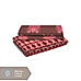 Hamsa Healing 100% Cotton Fine Red Colored Abstract Print King Bed Sheet Set