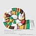 Rasta Rhyms 100% cotton Fine Multi Colored Stripes Print Double Comforter