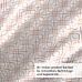 Cottage Garden-1 300 TC 100% cotton Ultra Fine White/Orange Colored Geometric Print Double Bed Sheet Set