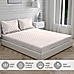 Cottage Garden-1 300 TC 100% cotton Ultra Fine White/Orange Colored Ethnic Print Double Bed Sheet Set