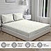 Cottage Garden-1 300 TC 100% cotton Ultra Fine White Colored Floral Print Double Bed Sheet Set