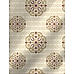 Riviera 100% Cotton Fine Beige Colored Ethnic Print King Bed Sheet Set