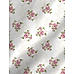 Riviera 100% Cotton Fine White Colored Floral Print King Bed Sheet Set