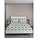 Riviera 100% Cotton Fine White Colored Ethnic Print King Bed Sheet Set