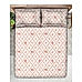 Riviera 100% Cotton Fine Pink Colored Floral Print King Bed Sheet Set