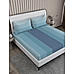 Baltic 224 TC Cotton-TENCEL™ Super Fine Blue Colored Stripes Print King Bed Sheet Set