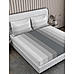 Baltic 224 TC Cotton-TENCEL™ Super Fine Grey Colored Stripes Print King Bed Sheet Set
