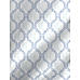Regent Park 200 TC Cotton-TENCEL™ Super Fine White/Blue Colored Ethnic Print King Bed Sheet Set