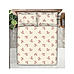 Regent Park 200 TC Cotton-TENCEL™ Super Fine Pink Colored Floral Print King Bed Sheet Set