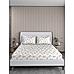 Regent Park 200 TC Cotton-TENCEL™ Super Fine White/Purple Colored Floral Print King Bed Sheet Set
