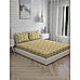 Angelite 270 TC 100% cotton Super Fine Yellow Colored Floral Print King Bed Sheet Set