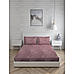 Mystic Hues 270 TC 100% cotton Super Fine Purple Colored Geometric Print King Bed Sheet Set