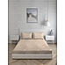 Mystic Hues 270 TC 100% cotton Super Fine Brown Colored Geometric Print King Bed Sheet Set