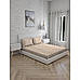 Mystic Hues 270 TC 100% cotton Super Fine Brown Colored Geometric Print King Bed Sheet Set