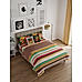 Rasta Rhyms 100% cotton Fine Multi Colored Stripes Print Double Comforter