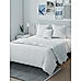 Mussette 600 TC 100% cotton Ultra Luxurious White Colored Solid Print Double Comforter
