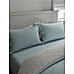 Cottage Garden-1 300 TC 100% cotton Ultra Fine Blue Colored Checkered Print Double Bed Sheet Set