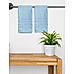 Kalpavriksha 550 gsm 100% Organic Cotton Soft & Fluffy Blue Colored Hand Towel