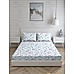 Iris Gaze-2 100% cotton Fine Multi Colored Floral Print King Bed Sheet Set