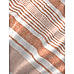 Signature Sateen 300 TC 100% cotton Ultra Fine Coral Colored Stripes Print King Bed Sheet Set