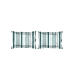 Signature Sateen 300 TC 100% cotton Ultra Fine Blue Colored Stripes Print King Bed Sheet Set