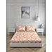 Signature Sateen 300 TC 100% cotton Ultra Fine Coral Colored Floral Print King Bed Sheet Set