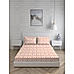 Signature Sateen 300 TC 100% cotton Ultra Fine Orange/Pink Colored Indian Print King Bed Sheet Set