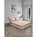 Signature Sateen 300 TC 100% cotton Ultra Fine Orange/Pink Colored Indian Print King Bed Sheet Set