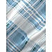Signature Sateen 300 TC 100% cotton Ultra Fine Blue Colored Checkered Print King Bed Sheet Set