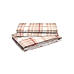 Signature Sateen 300 TC 100% cotton Ultra Fine Brown Colored Checkered Print Fitted Bed Sheet Set
