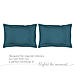 Kalpavriksha 300 TC 100% cotton Ultra Fine Teal Blue Colored Solid Print King Bed Sheet Set
