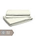 Kalpavriksha 300 TC 100% cotton Ultra Fine Ivory Colored Solid Print King Bed Sheet Set