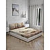 City Saga 270 TC 100% cotton Super Fine Brown Colored Indian Print King Bed Sheet Set