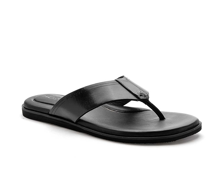 The Aero Black Men Slipper Ruosh
