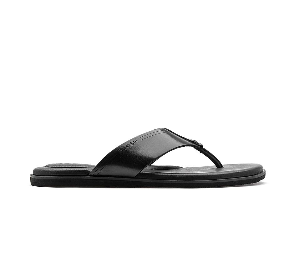 The Aero Black Men Slipper Ruosh